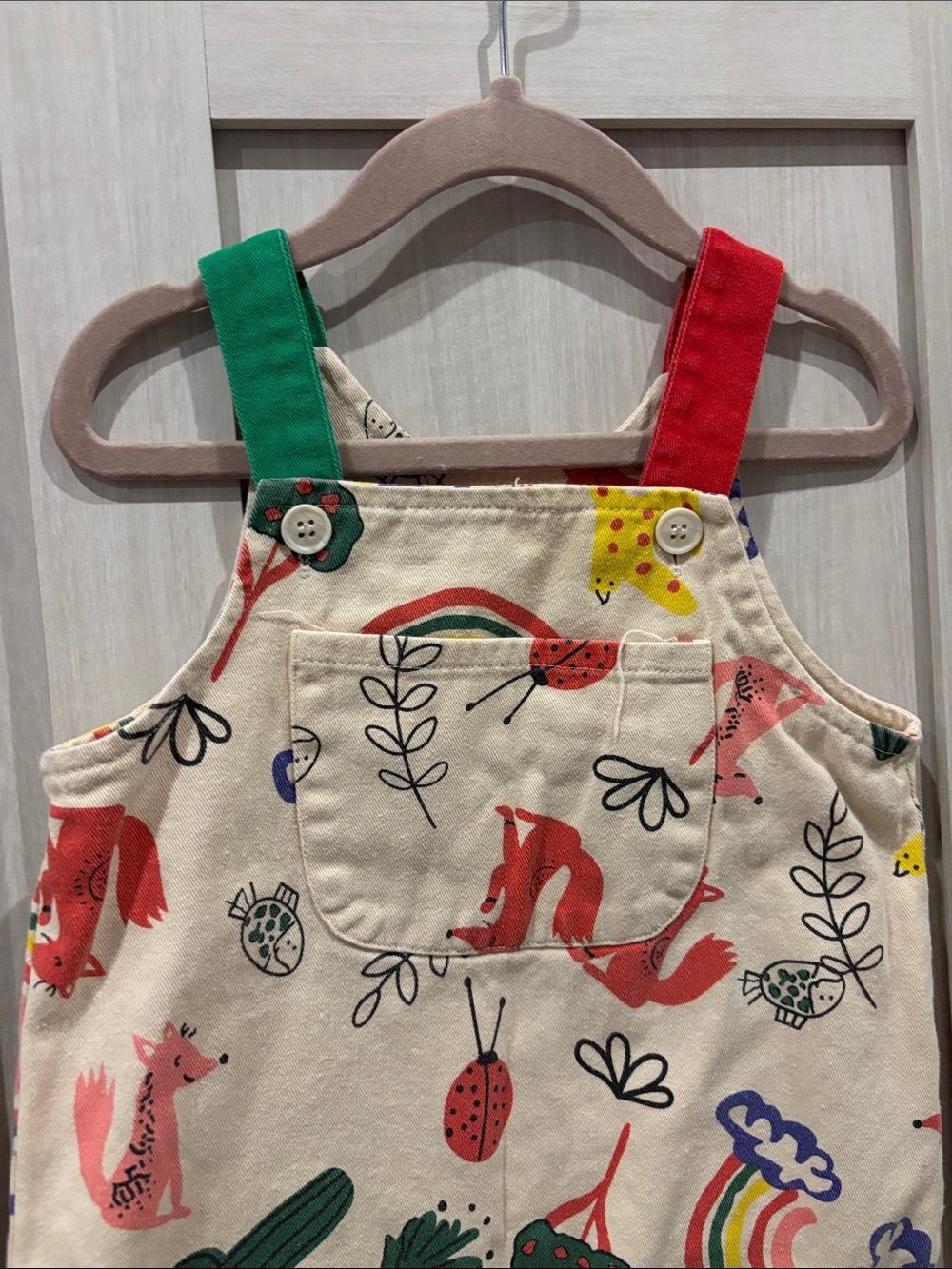Vintage Cherokee & Handmade Overalls 6-9 months Infant Girl - Picture 6 of 8